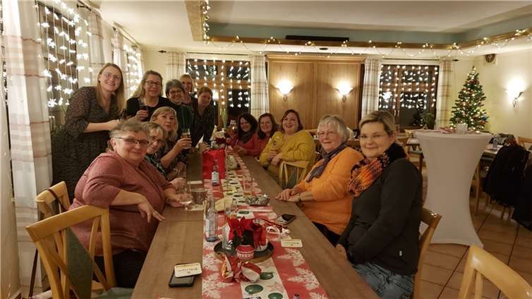 Es war wieder mal eine tolle Weihnachtsfeier und die Möhnen freuen sich schon aufs nächste Jahr. Foto: privat