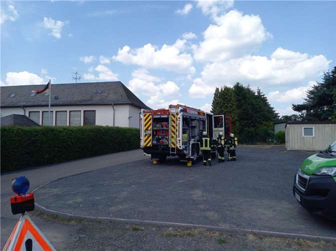 Es waren 40 Feuerwehrkräfte und die Polizei vor Ort.