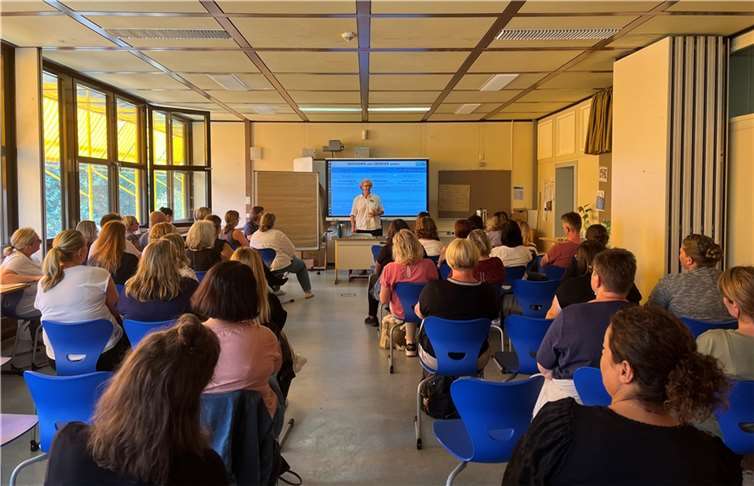 Es waren ca. 55 Praxisanleiter aus den Einrichtungen anwesend.  Foto: privat