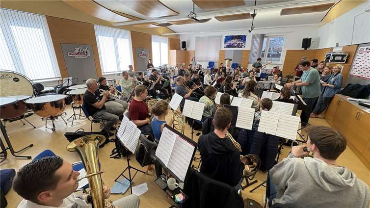 Es wird bereits fleißig geprobt. Foto: Musikverein Löf