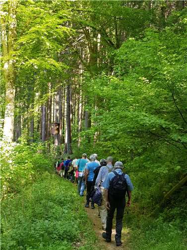 Es wird wieder gewandert. Foto: privat