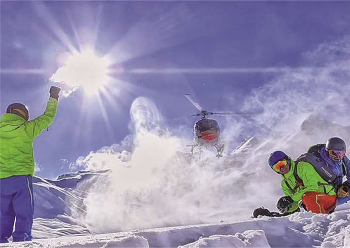 Es wurde alles geboten - sogar Luftunterstützung.privat