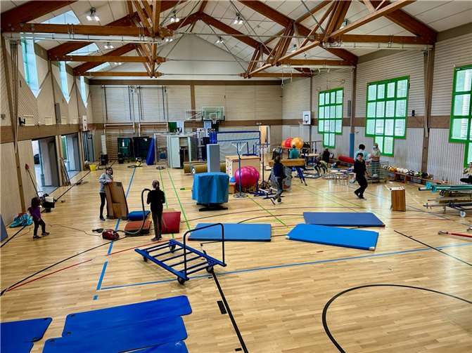 Es wurde fleißig geputzt. Quellen: SV Hatzenport-Löf