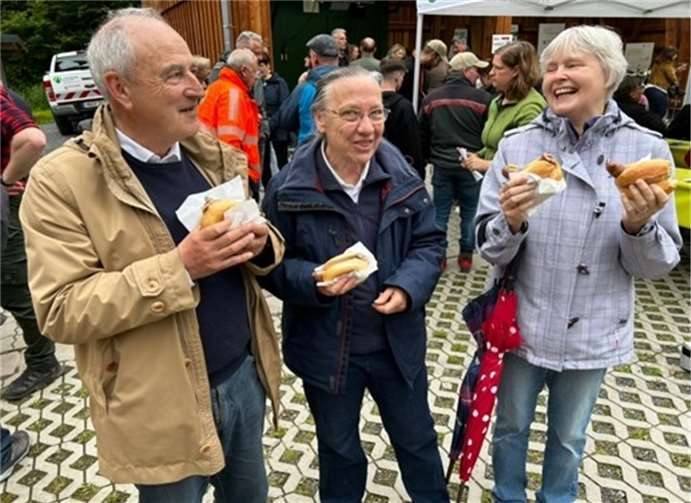 Es wurde viel gelacht.