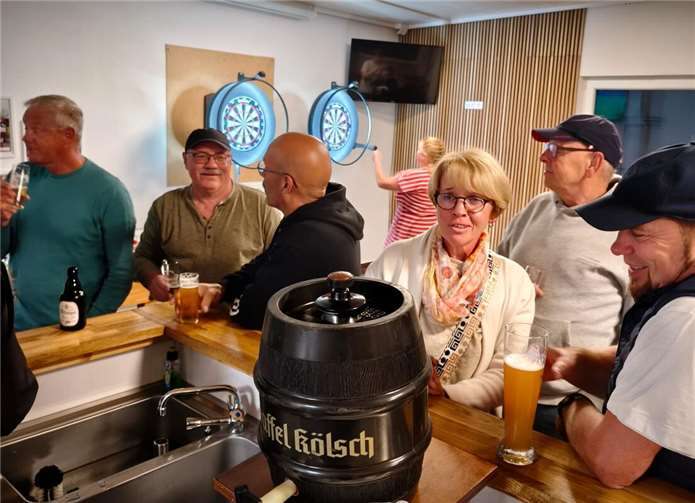 Es wurde viel geplaudert, gelacht und miteinander Zeit verbracht.  Foto: SV Kripp