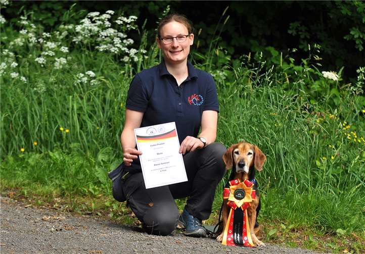 Esther Prodöhl erreichte mit Merlin den 6. Platz in der Klasse „Senioren“.