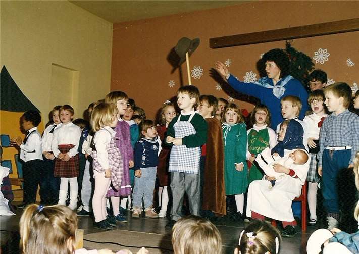 Et Bärebelsche spielt die Hauptroll, et Maria. Privat