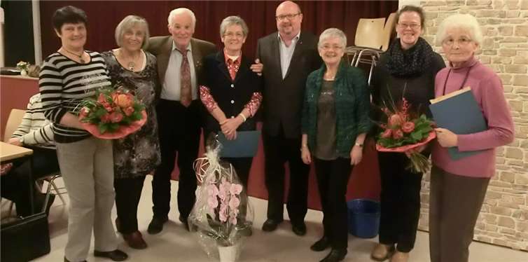 Etliche Jubilare konnten beim Jahrestreffen geehrt werden.  Privat