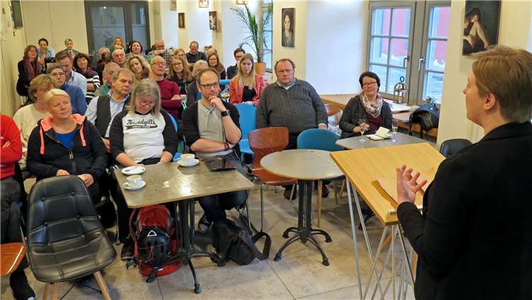 Etwa 40 Personen waren bei dem Neujahrsempfang zu Gast.