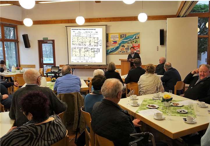 Etwa 50 interessierte Mitglieder waren zur Versammlung in das Gemeindehaus gekommen.privat