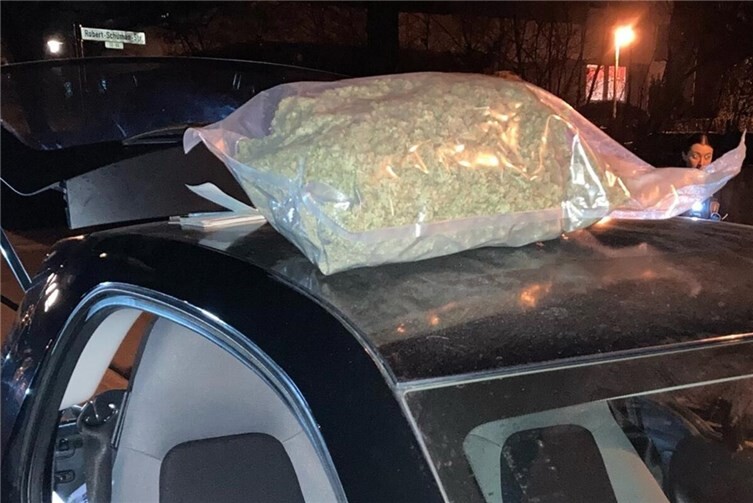 Etwa 500 Gramm Cannabis aus dem Smart. 