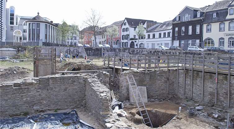 Etwa an der Ecke Merowingerplatz/Hochstraße könnte ein neues Museum entstehen. privat