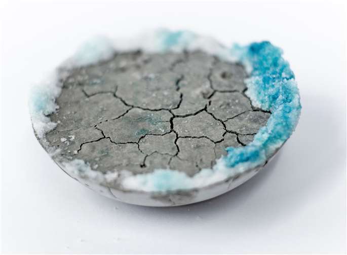 Euncheol Choi: „Zucker und Zuckerglasur auf Beton“.  Privat