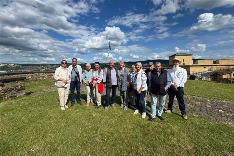 Europa-Union Mayen-Koblenz erkundet das historische Fort Constantin in Koblenz