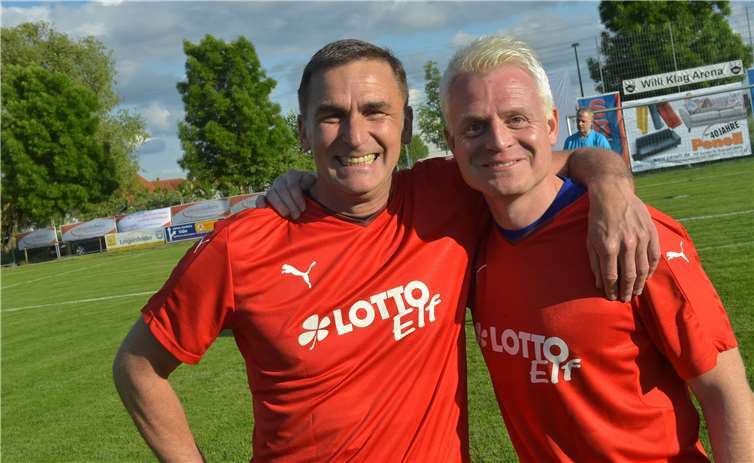 Europameister Stefan Kuntz und Comedian Guido Cantz sorgen für jede Menge Spaß auf und neben dem Spielfeld. Seydel