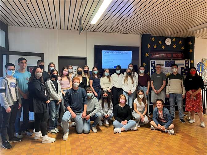 Europatag 2022 am Gymnasium Calvarienberg. Fotos: Maria Görgen