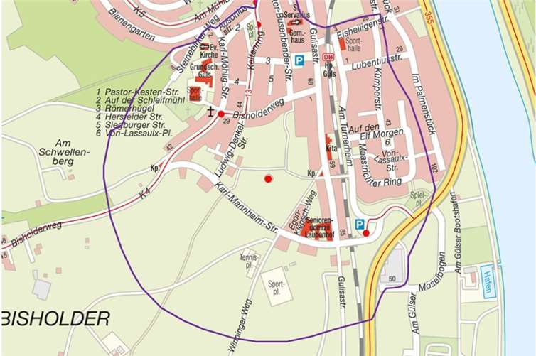 Evakuierungsgebiet während der Bombenentschärfung. Fotos: Amt für Brand- und Katastrophenschutz