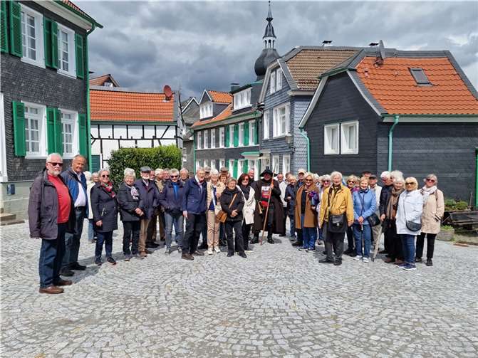 Exkursionsteilnehmer in Lennep. Foto: privat