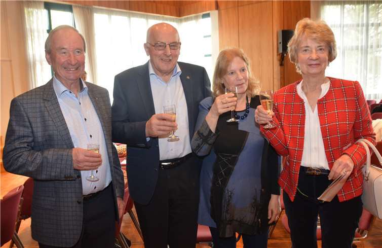 Extra aus England angereist:Mitglieder des Rotary Clubs der Partnerstadt.