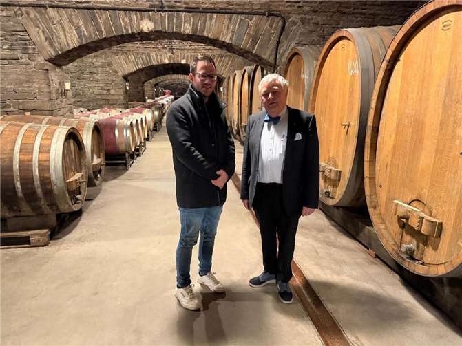 FDP-Direktkandidat besucht Winzergenossenschaft Mayschoß-Altenahr.  Foto: privat