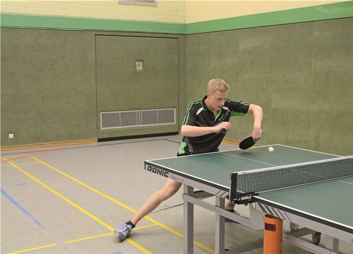 Fabian Berens konnte am mittleren Paarkreuz bisher alle fünf Einzel für sich entscheiden und verlor dabei nur einen Satz.privat