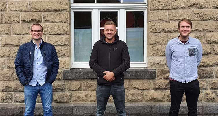 Fabian Fabritius, Christoph Bouhs, Niklas Saess.Foto: privat