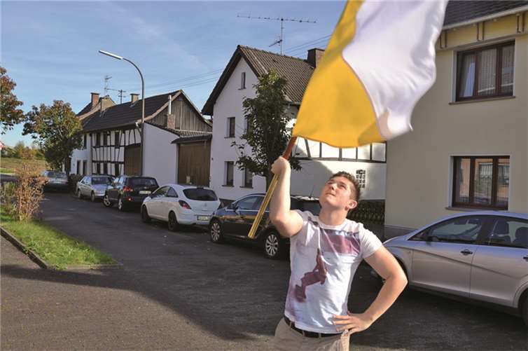 Fähndelschwenker Wolfgang Allendorf zeigte sein Können.