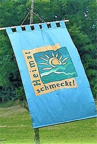 Fahne des Vereins "Heimat schmeckt!"Foto: privat