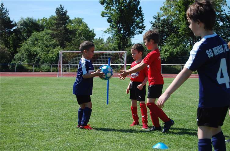 Fairplay übt sich schon in jungen Jahren.