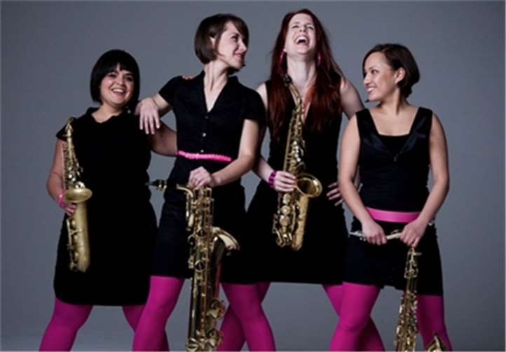 Famdüsax - das Saxophon Quartett spielt in Montabaur. privat