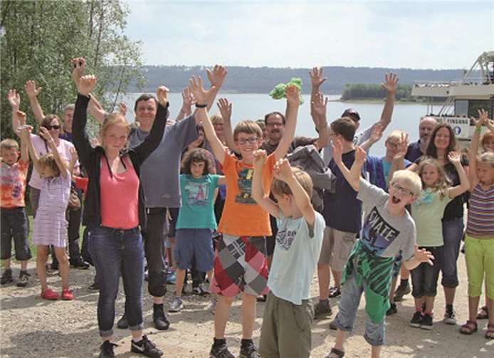 Familien verreisten gemeinsam und hatten dabei Spaß. privat