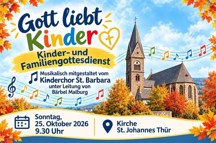 Familiengottesdienst in Thür 
