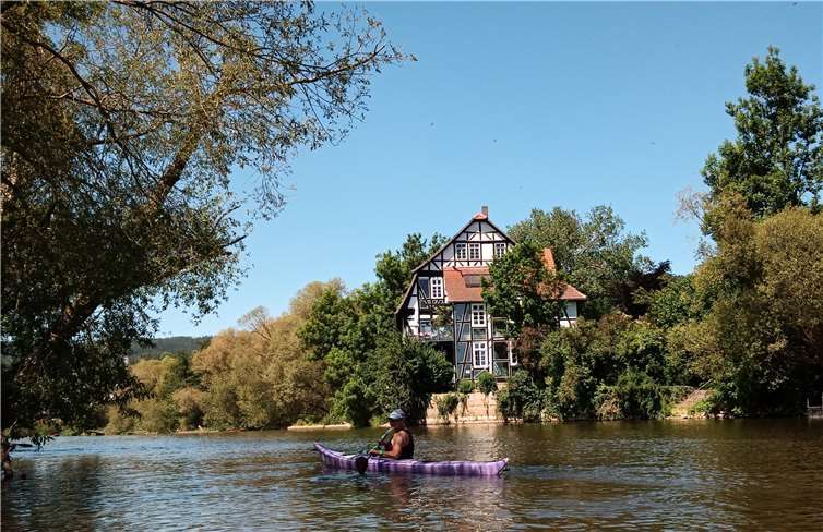 Fantastisches Paddelwetter begleitete die Kanuten auf ihrer ersten Tour 2020. Fotos: privat