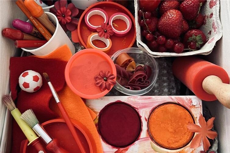 Farbenzauber und Vitamine - alles Rot!