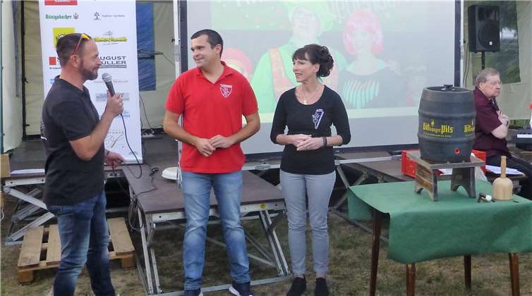 Fassanstich zum Krebbelchensfest.Foto: privat