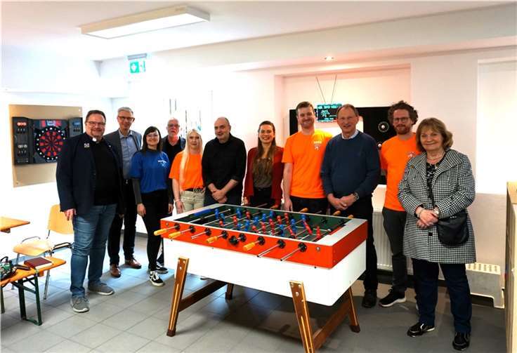 Fast drei Jahre nach der Flut konnte das „LIVE“ endlich wieder in Oberdress öffnen. Nach einem überschaubaren „Auswärtsspiel“ im Pfarrsälchen, war die Begeisterung groß, dass das „LIVE.Oberdrees“ wieder nach Hause kommt. Foto: privat