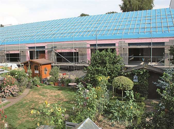 Fast könnte man annehmen, der neue Kindergarten steht direkt in den Gärten der Betroffenen.FF