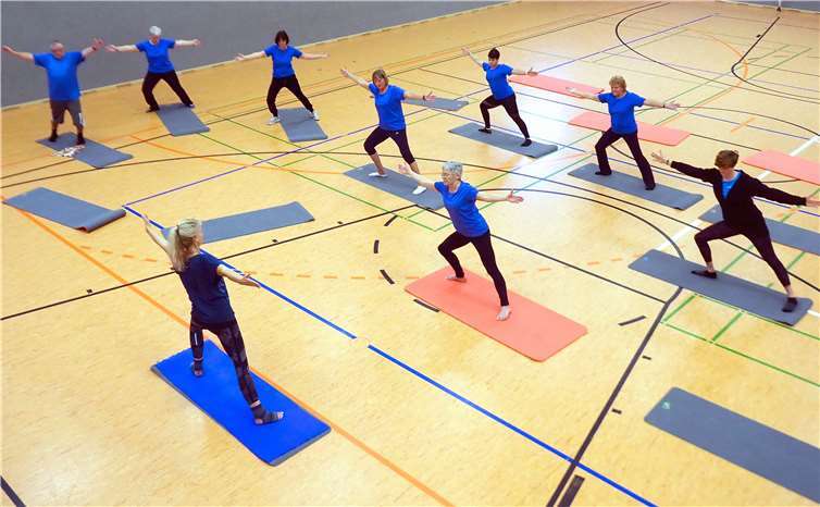 Faszienstretch war einer der Workshops, die beim Sportaktionstag angeboten wurden. Foto: privat