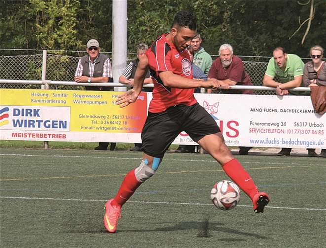 Fehd Mestiri brachte mit dem Führungstreffer sein Team bei der SG Osterspai auf die Siegerstraße. TH