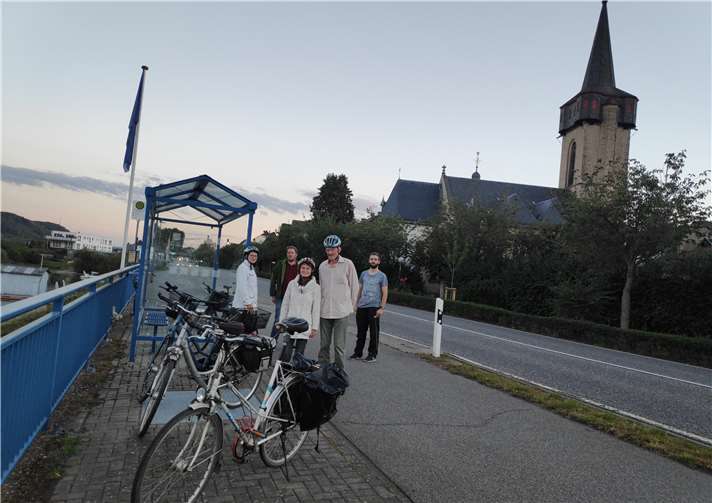 Feierabendradeln des Teams „Grünes Remagen“ beim Stadtradeln 2020. Foto: Stefani Jürries)