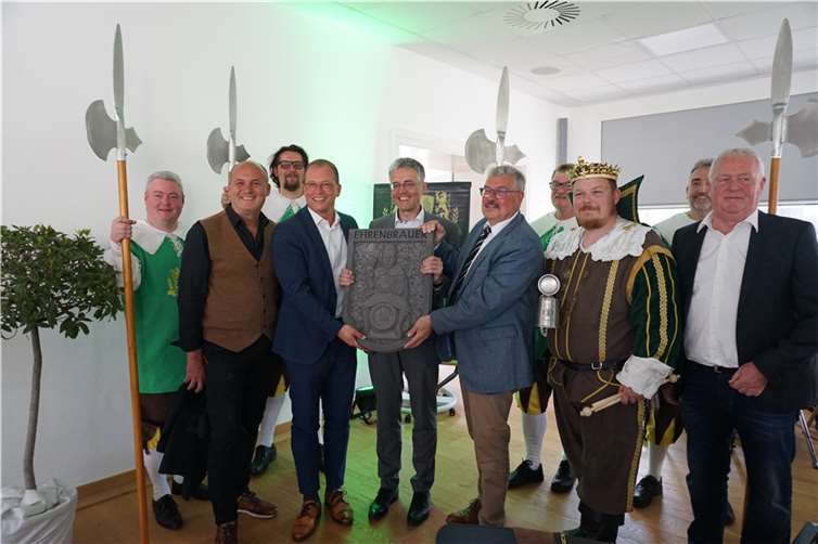Feierliche Ernennung des neuen Ehrenbrauers Karl-Josef Esch.