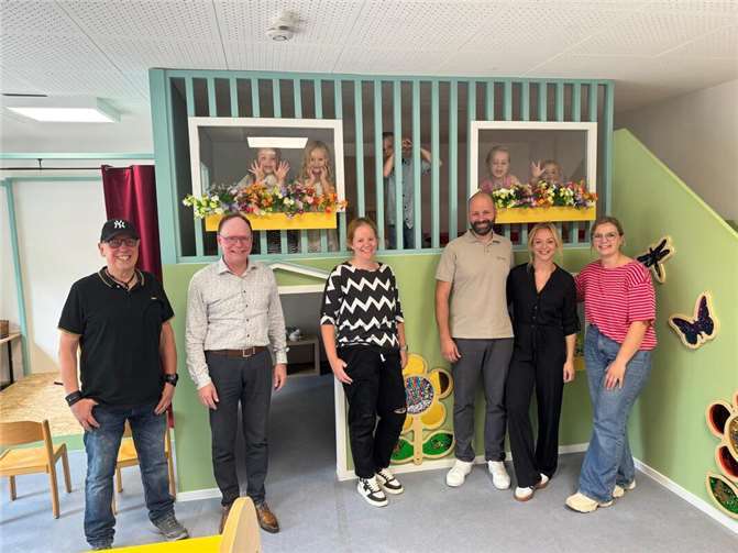 Feierliche Eröffnung des neuen Indoor-Kletterbereichs.  Foto: privat