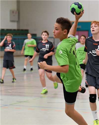 Felix Börder bei einem seiner vier Tore.Foto: privat