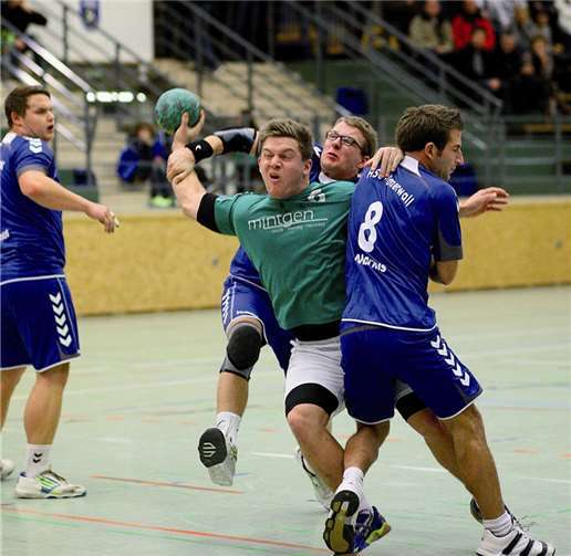 Felix Bous zeigt vollen Einsatz. Anke Bous