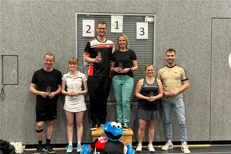 Felix Hammelmann und Carola Geisen errangen Platz 1 ohne Niederlage.