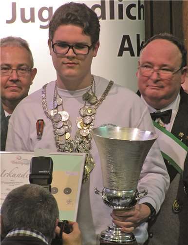 Felix Ibald von der St. Sebastianus Schützenbruderschaft Lehmen ist der neue Diözesanprinz der Trierer Schützenjugend.privat