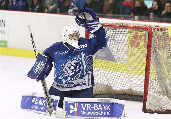 Felix Köllejan ersetzte Jendrik Allendorf nach drei Gegentoren und war ein starker Rückhalt der Bären.privat
