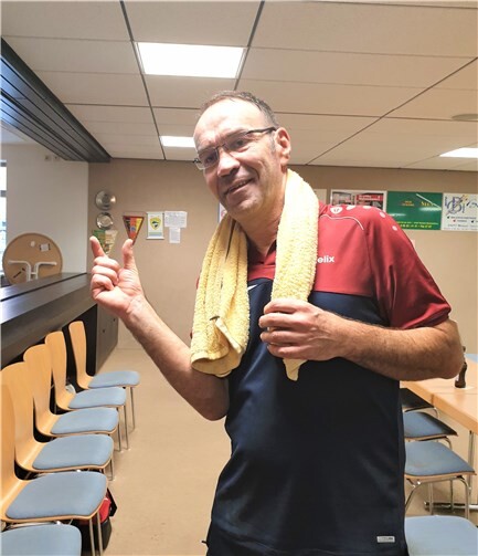 Felix Weckbecker sicherte souverän ganz zum Schluss die drei Punkte für die SG. Foto: privat