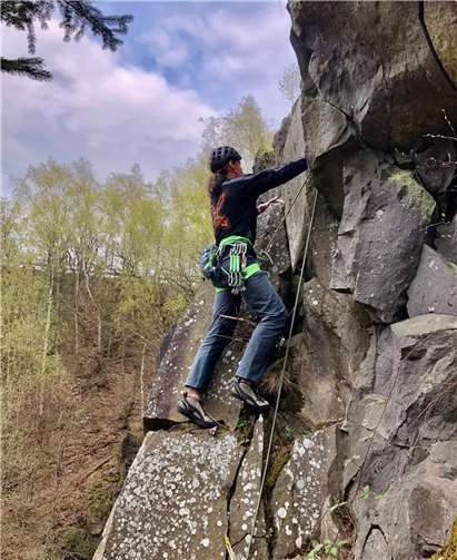 Felskettern für Einsteiger.Foto: privat