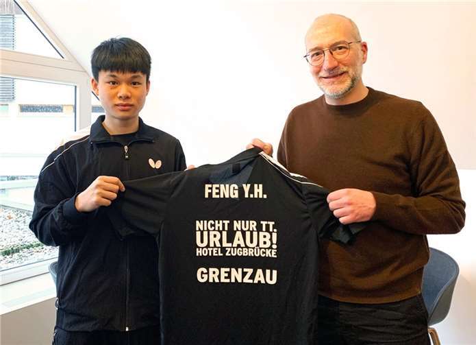Feng Yi-Shin und Olaf Gstettner. Quelle: TTC Zugbrücke